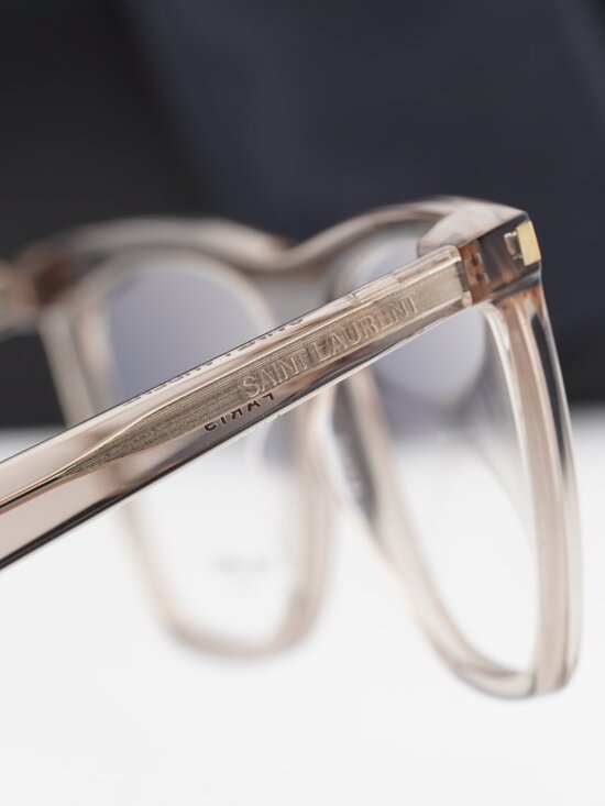 Saint Laurent SL518 004 Square Eyeglasses – Brown 56mm main image 10